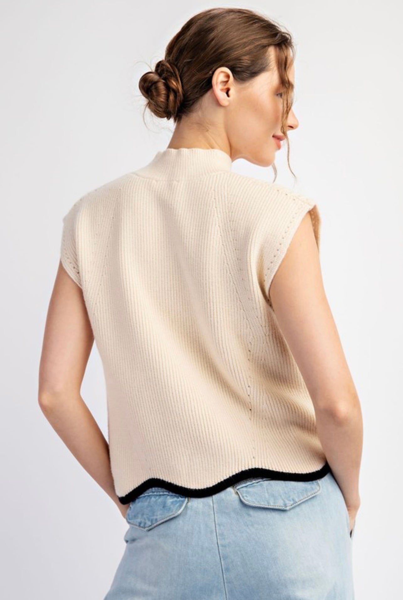 Scallop Bottom Sweater