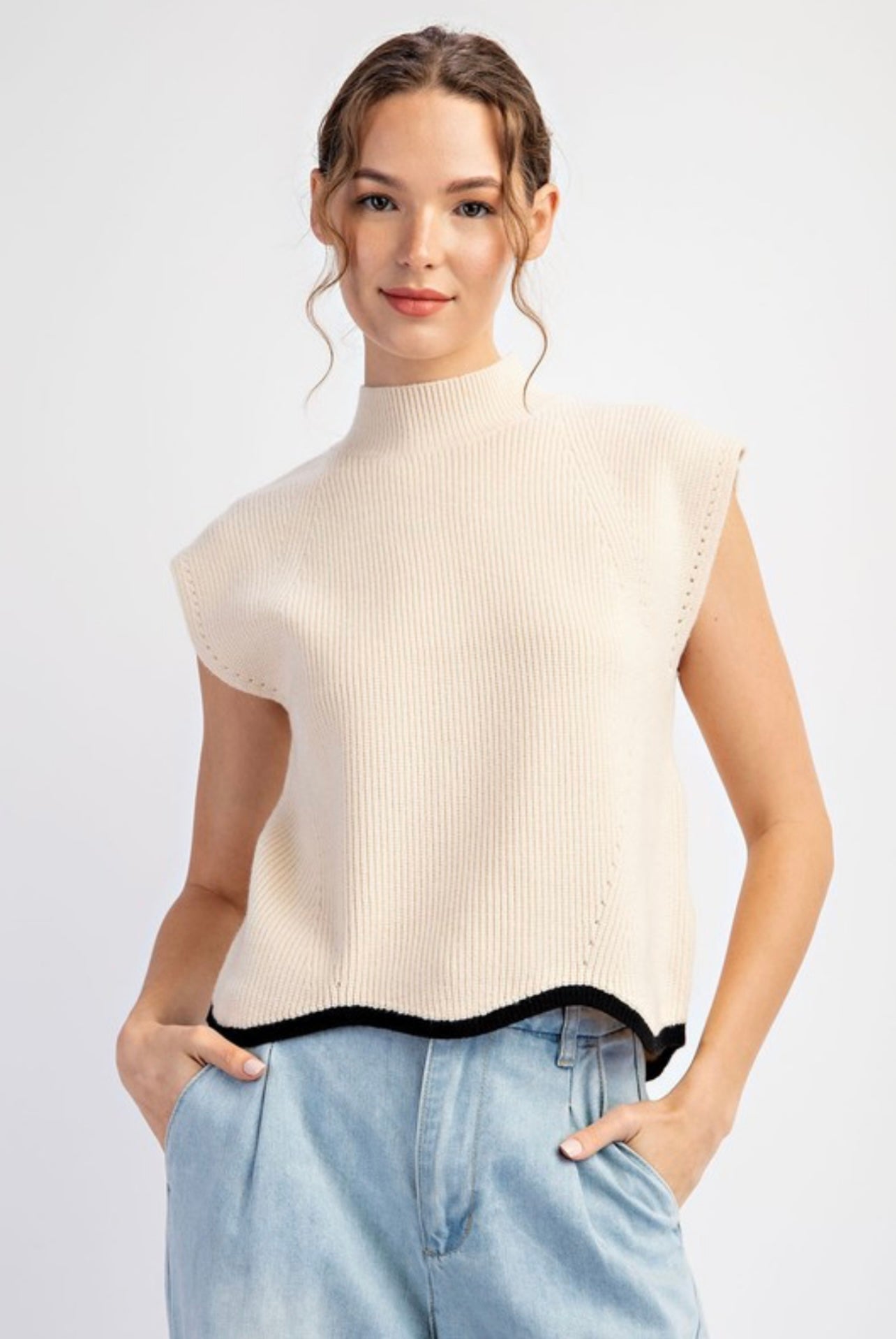 Scallop Bottom Sweater